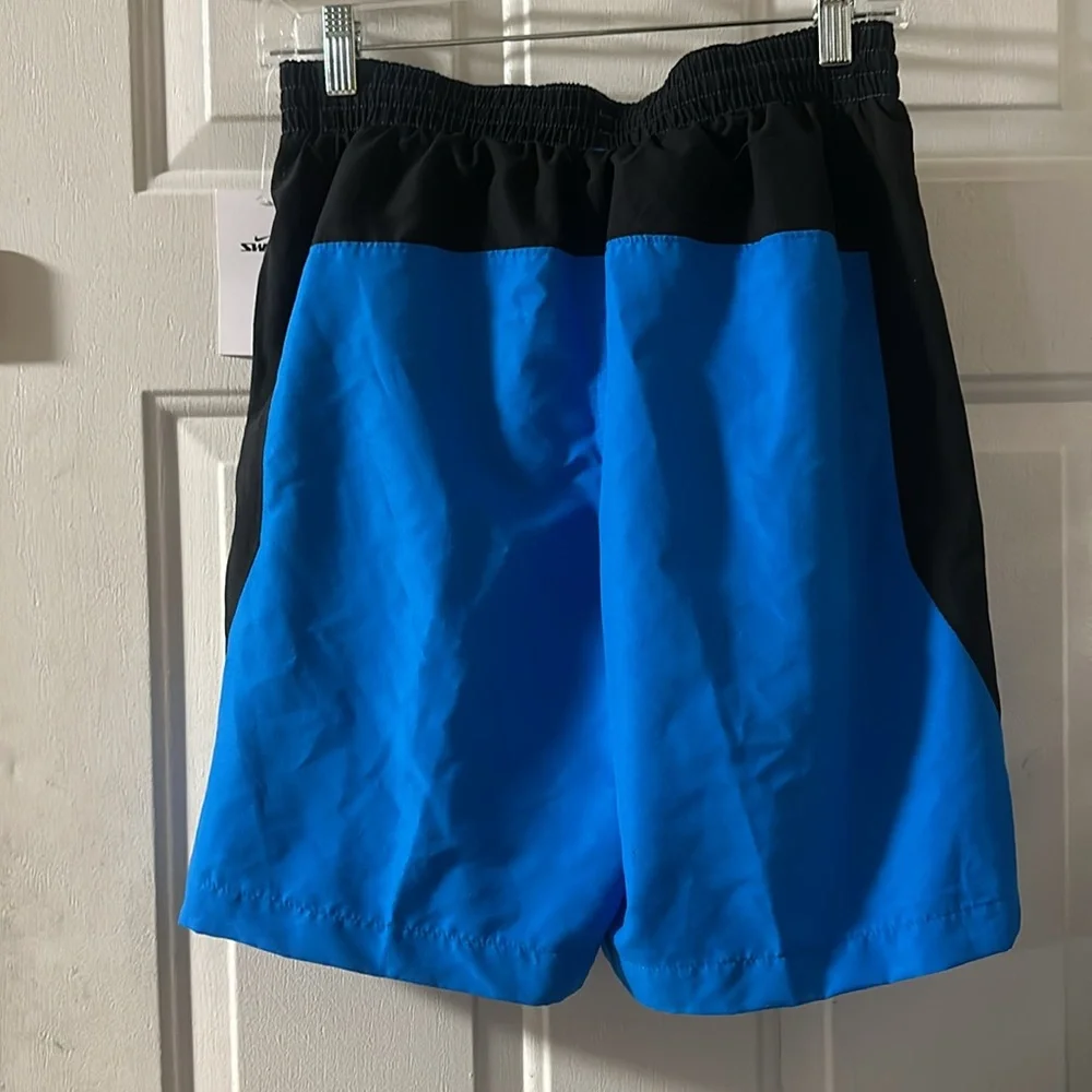Nike Core Contend 8” Volley Swim Trunks: BLUE/BLACK: NEW WITH TAGS: SIZE SMALL